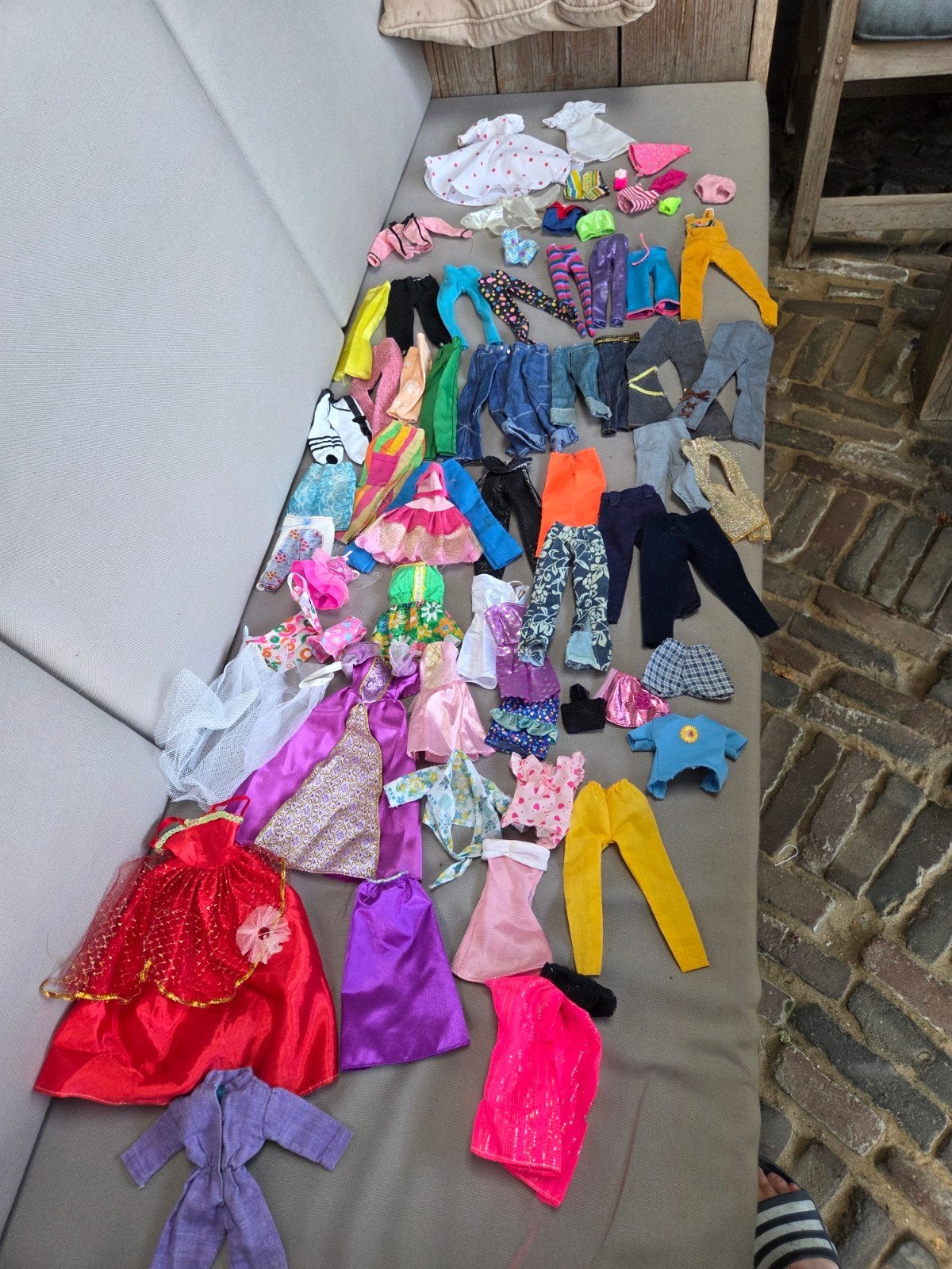 vintage barbie kleertjes set, Ophalen of Verzenden, Gebruikt, Kleertjes