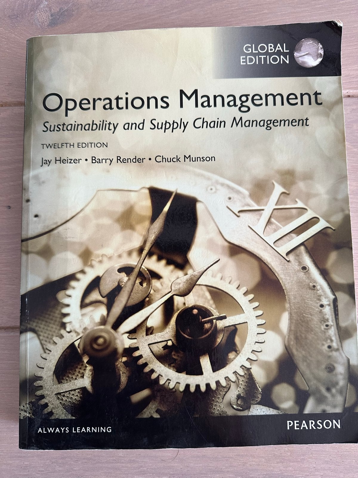 Operations Management: Sustainability & Supply Chain (12e), Ophalen of Verzenden, Gamma, Gelezen, WO