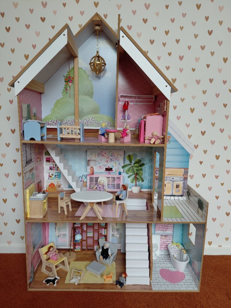 Poppenhuis 82x30x127, Ophalen, Zo goed als nieuw, Poppenhuis