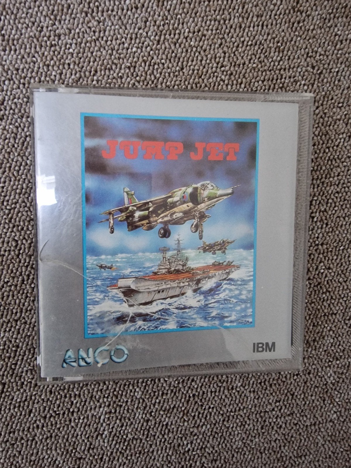 Jump Jet - Vliegtuigsimulatie voor IBM PC (CGA Color), 1 speler, Ophalen of Verzenden, Zo goed als nieuw, Vanaf 7 jaar