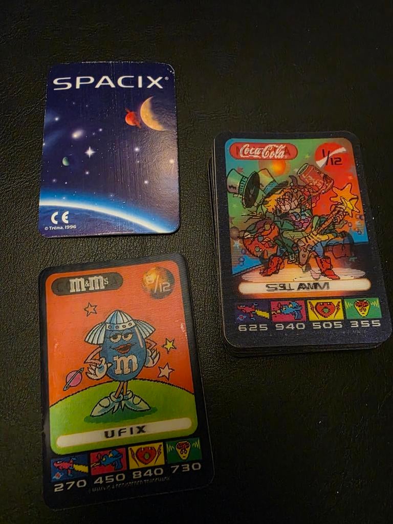 15 stuks Spacix, M&M's en Coca-Cola lenticular kaarten, Ophalen of Verzenden