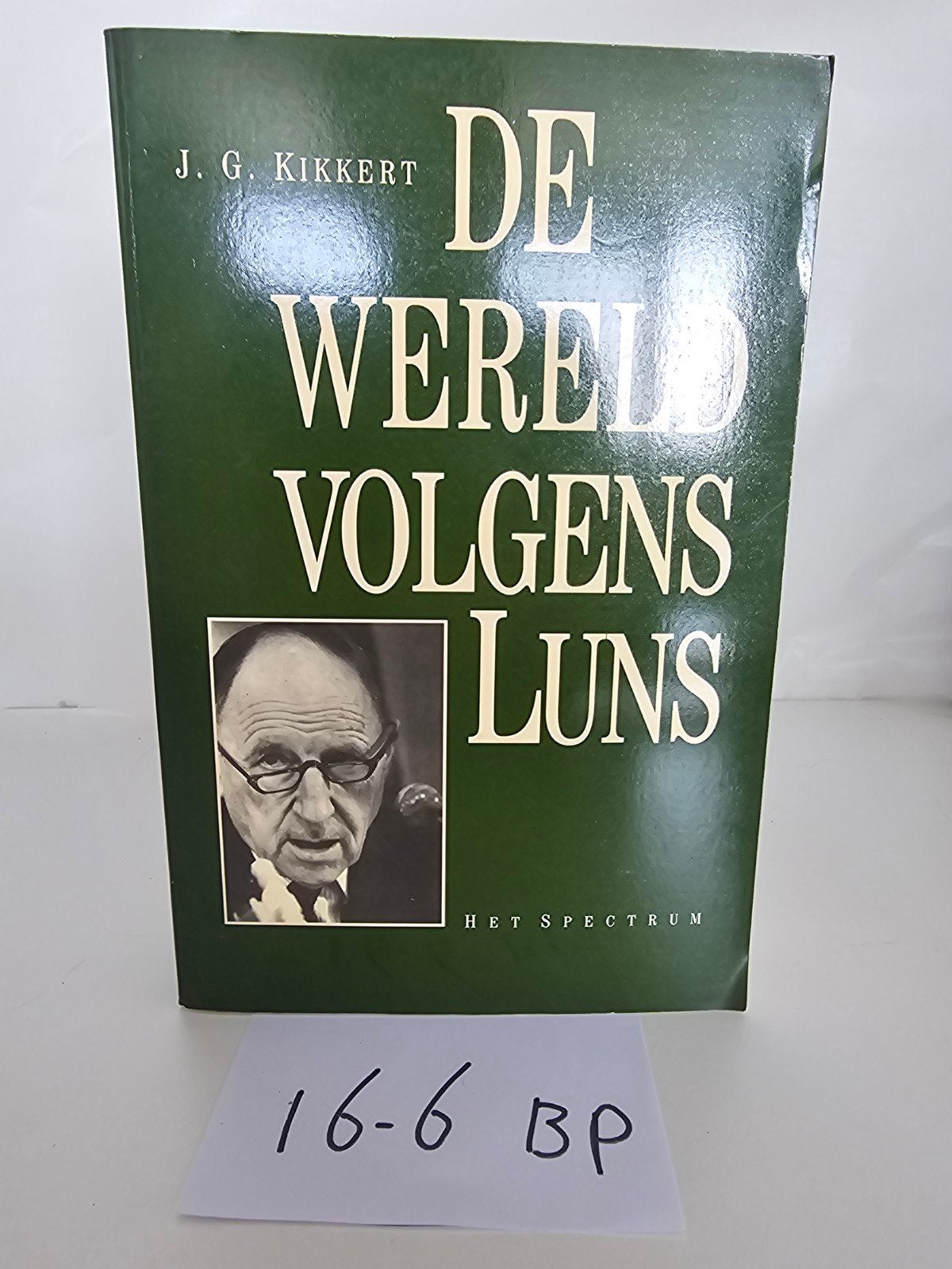 J.G. Kikkert - De Wereld Volgens Luns (biografie), Ophalen of Verzenden, Gelezen, J.G. Kikkert, Nederland