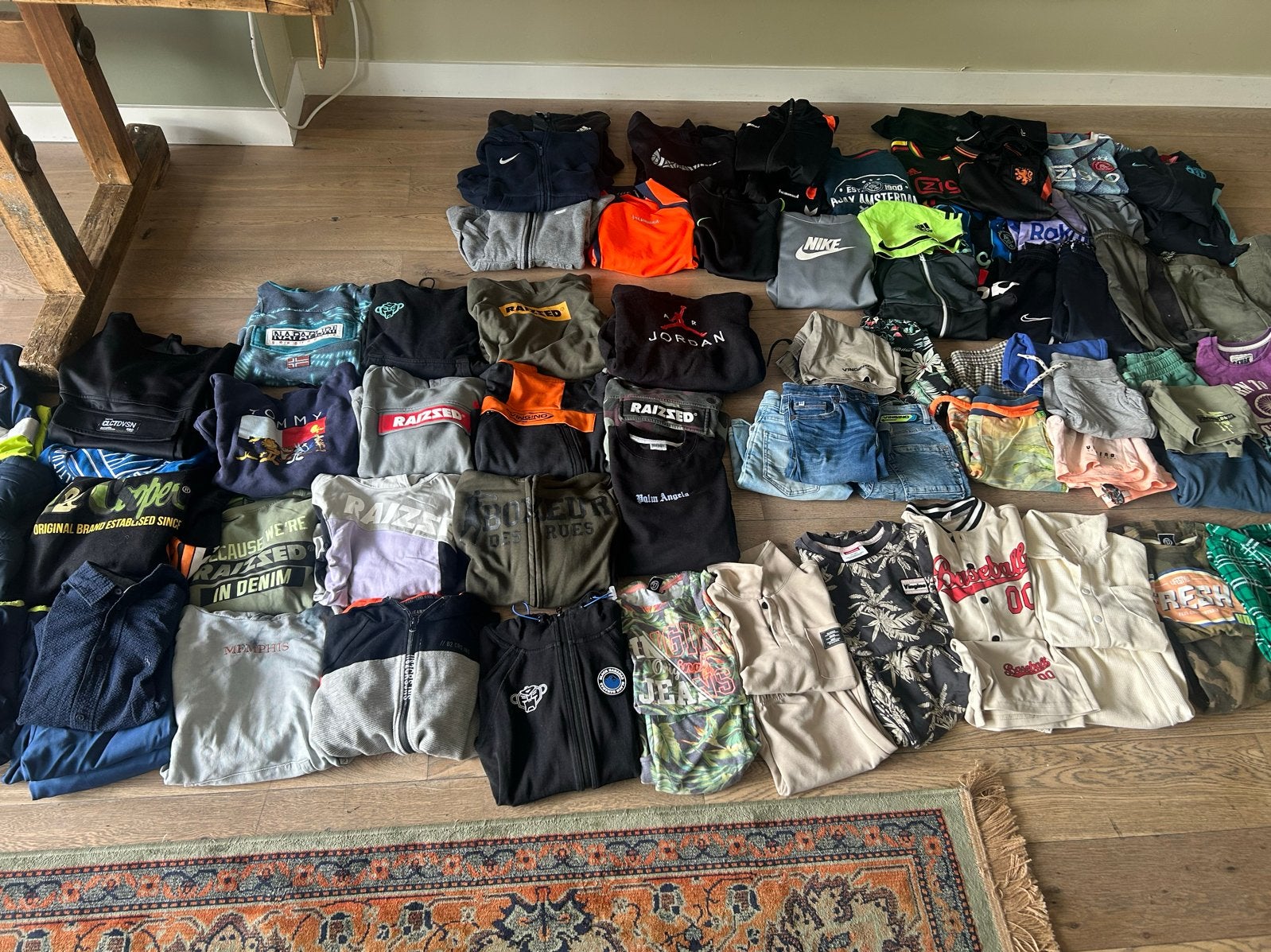 Groot kledingpakket jongen 128-140 Vingino, Cars, Black Bana, Ophalen, Gebruikt, Jongen