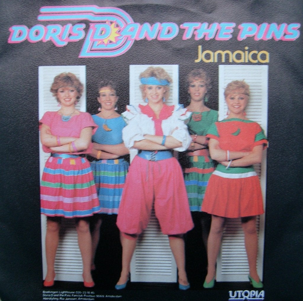 Doris D and the Pins - jamaica ( 7'' vinyl single 1982 ), 7 inch, Zo goed als nieuw, Pop, Overige typen