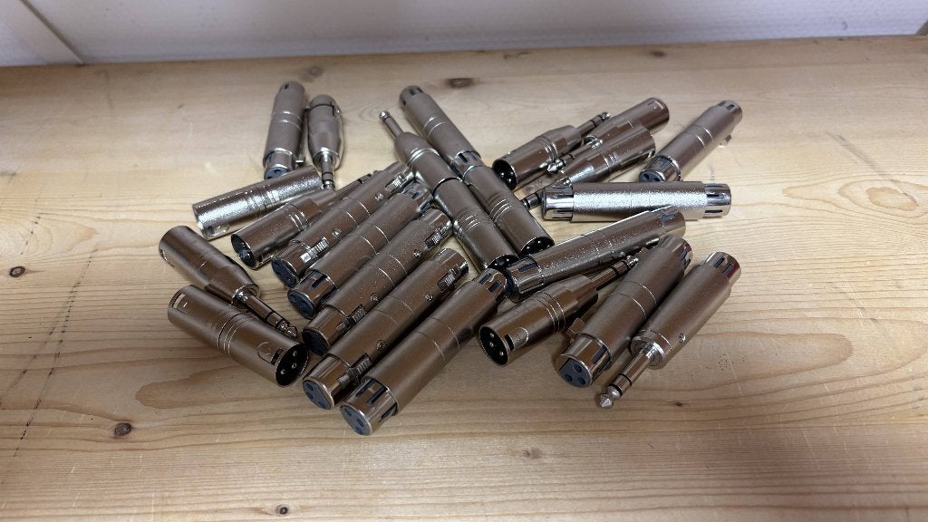 Partij - XLR koppelingen/adapters, Muziek en Instrumenten, Kabels en Stekkers, Ophalen, Gebruikt, Apparatuur