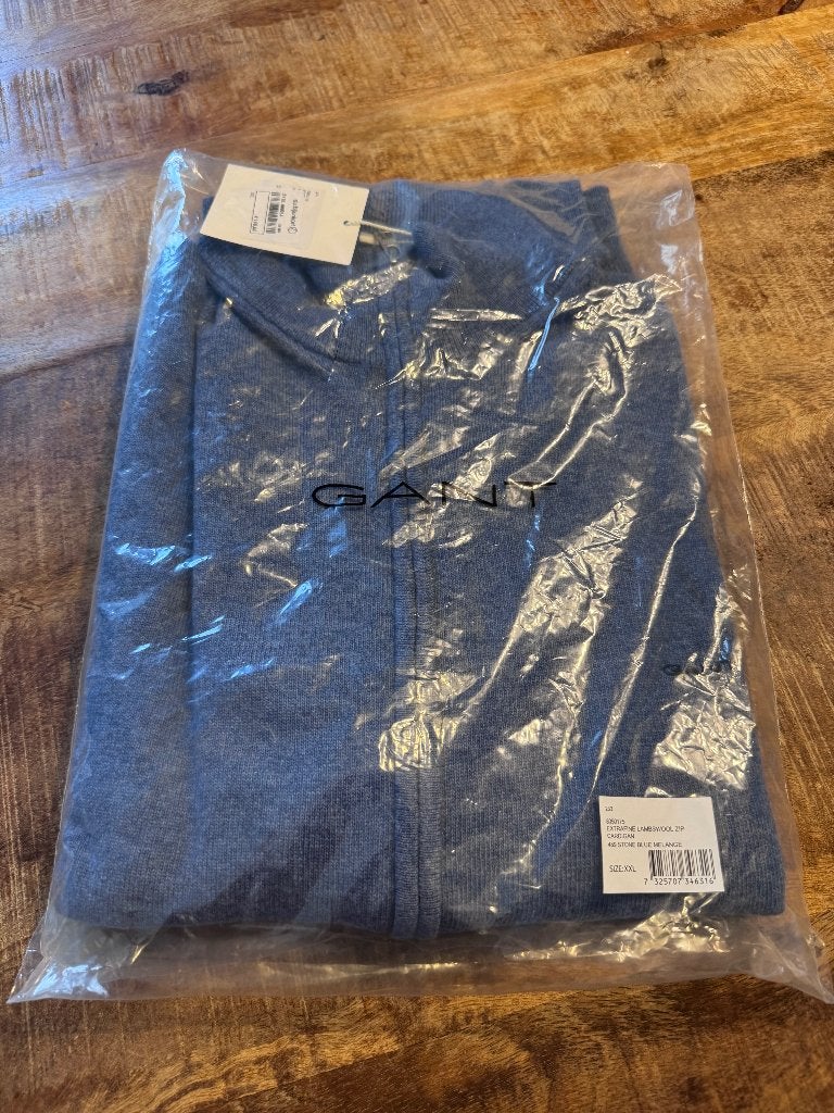 GANT lamswol vest met rits XXL, GANT, Nieuw, Overige maten, Verzenden
