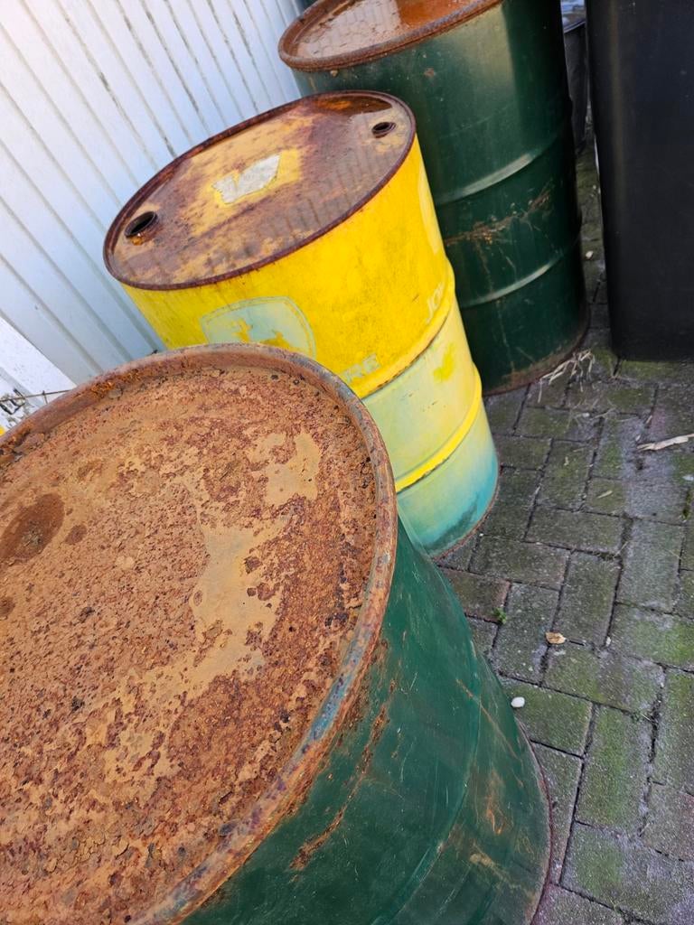 Metalen vaten, ideaal voor opslag of decoratie, Gebruikt, Overige typen, Minder dan 50 cm, Ophalen of Verzenden