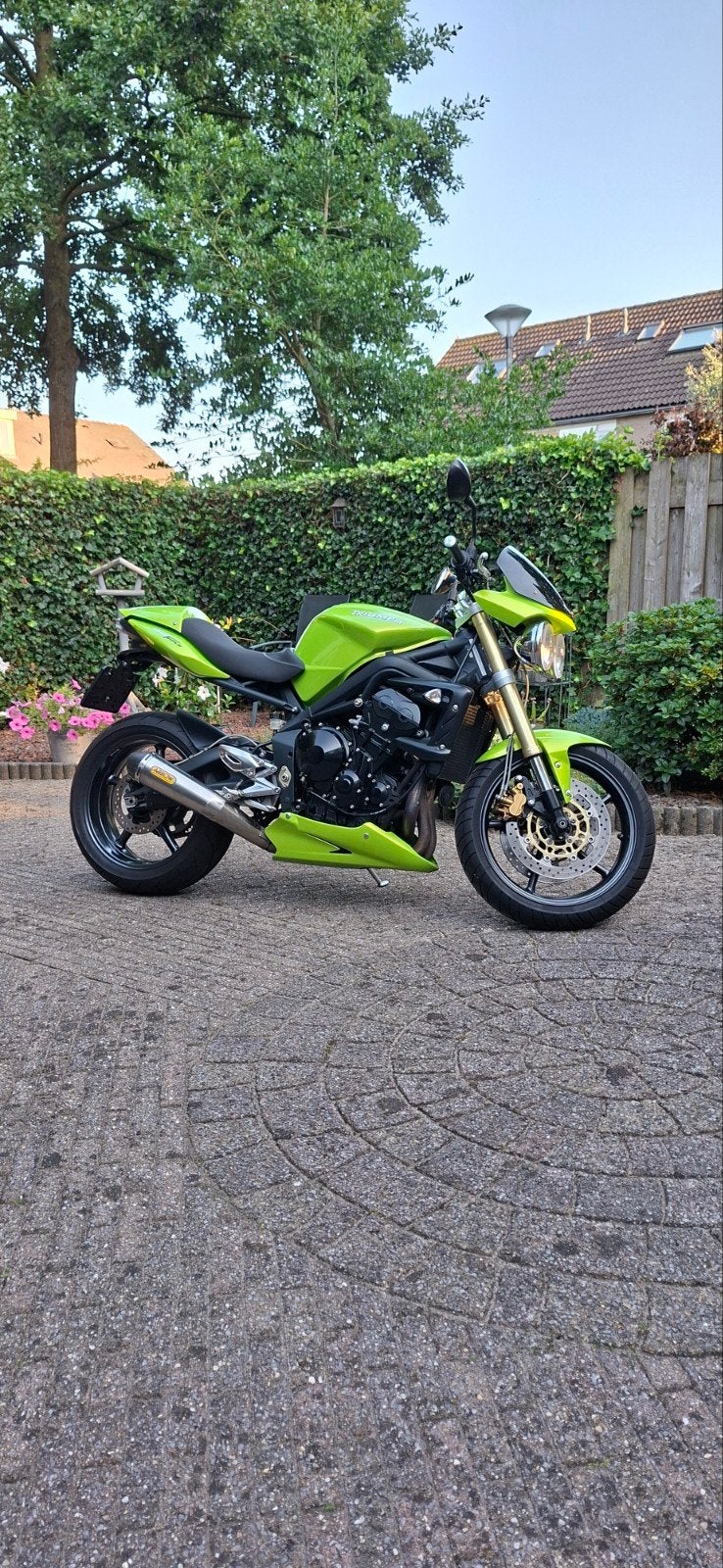 Triumph Street Triple 675 – Roulette Green | 2008 | 31.349km, 675 cc, Gebruikt, 3 cilinders, Particulier