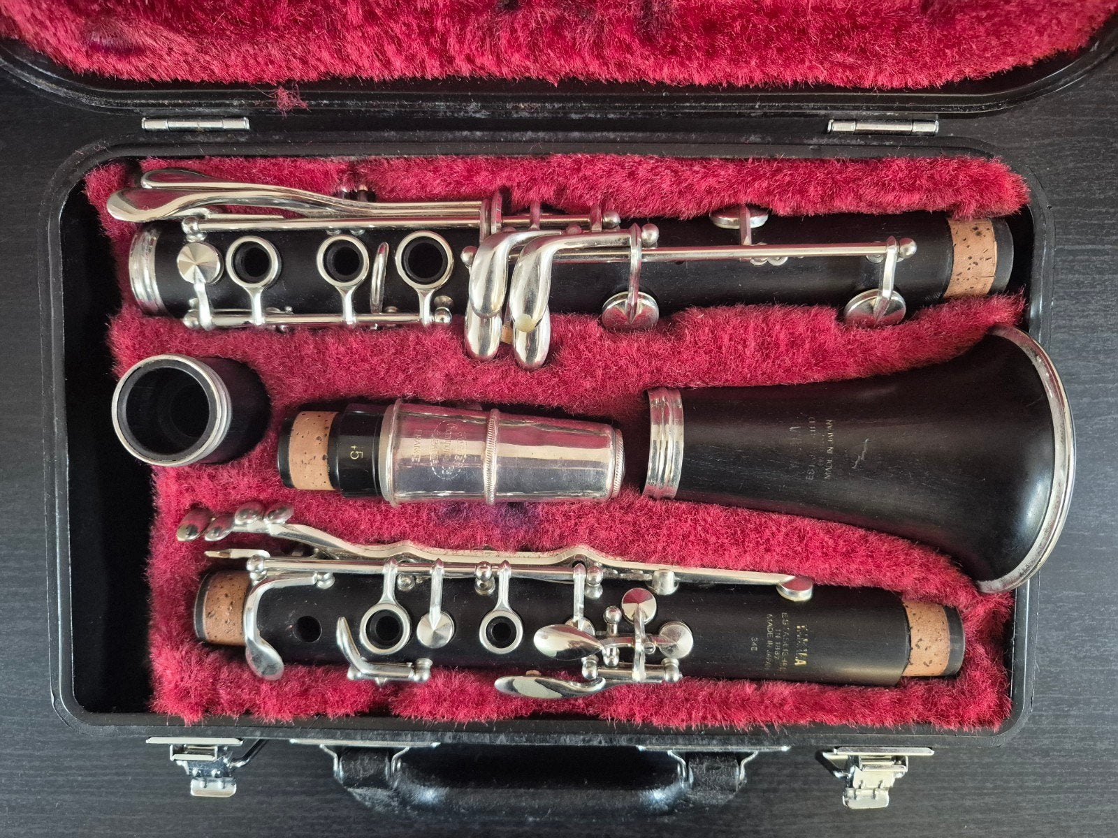 ​Yamaha YCL-34II Houten Klarinet Bb + Buffet Crampon Mondstu, Muziek en Instrumenten, Blaasinstrumenten | Klarinetten, Ophalen of Verzenden