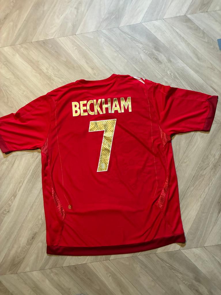 Origineel Engeland/ Beckham shirt XL, Maat XL, Ophalen of Verzenden, Gebruikt, Shirt