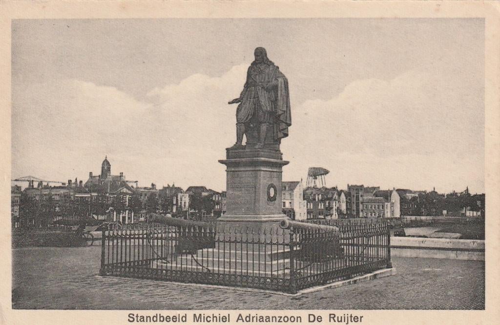 VLISSINGEN Standbeeld de Ruyter, Verzamelen, Verzenden, 1920 tot 1940, Ongelopen, Zeeland