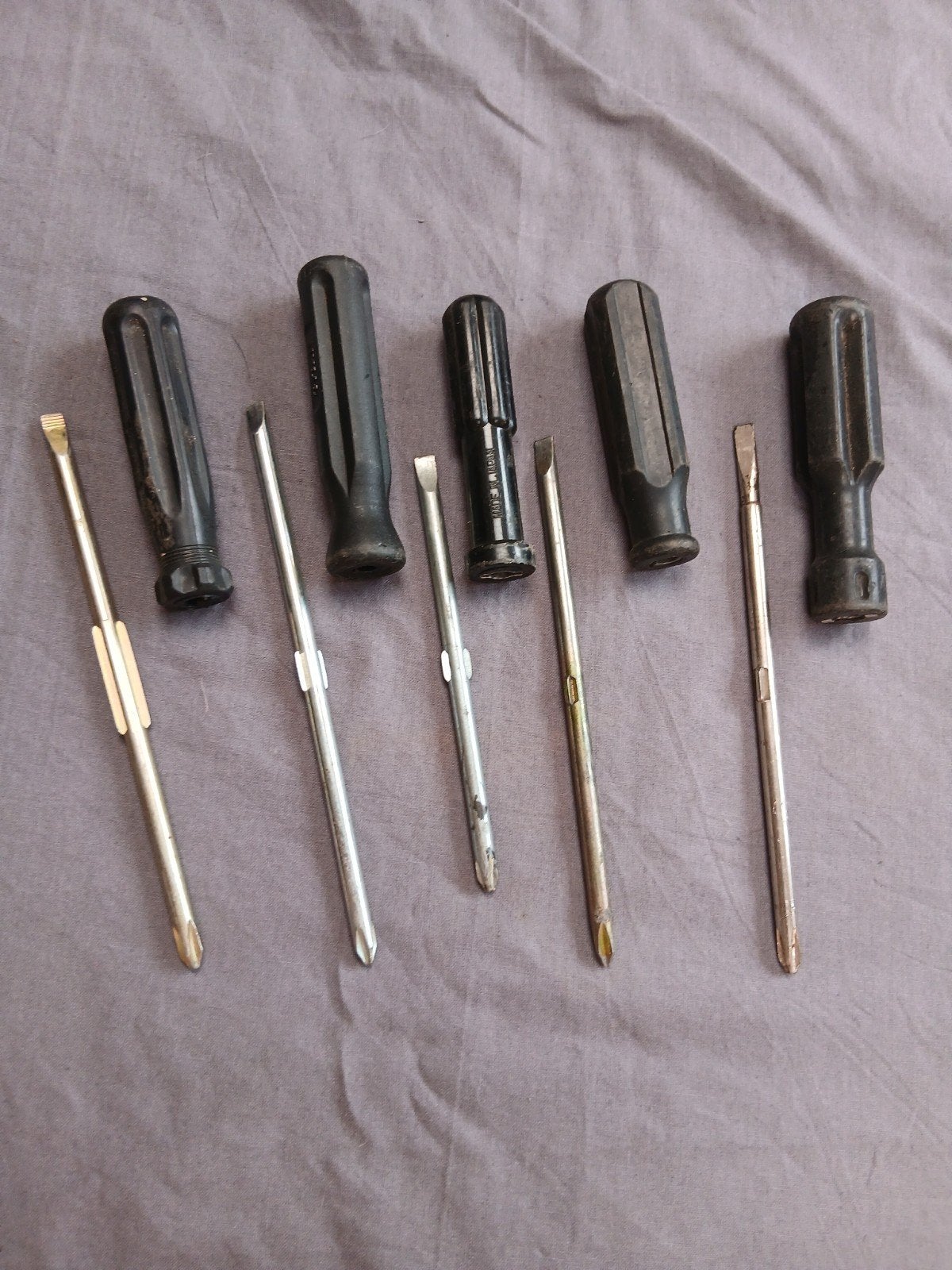 Auto tool set schroevendraaier omkeerbaar 5 stuks, Ophalen of Verzenden