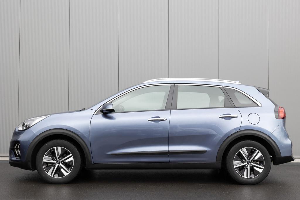 Kia Niro 1.6 GDi Hybrid | NL-AUTO | ADAP CRUISE | FACELIFT |, Auto's, Verwarming stoelen achter, Gebruikt, Euro 6, Blauw