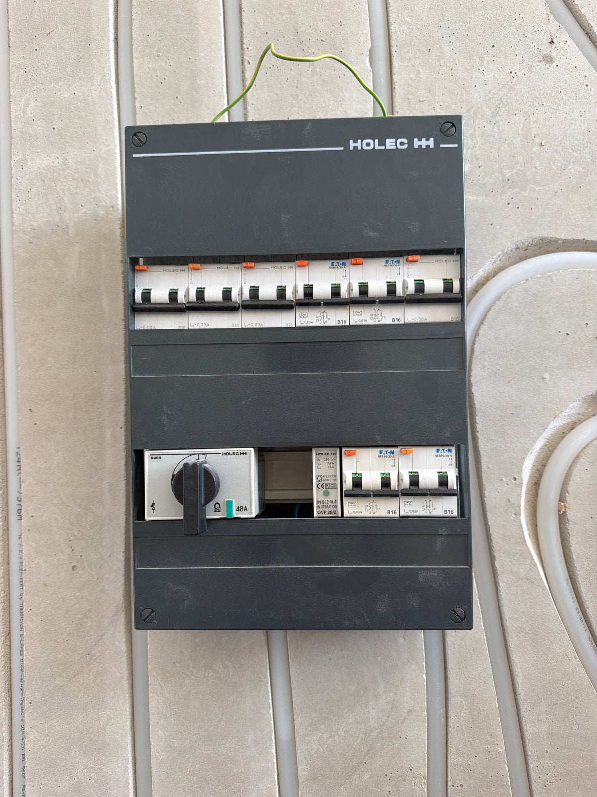 Holec HH Groepenkast met Eaton componenten, Ophalen, Gebruikt, Eaton, Groepenkast