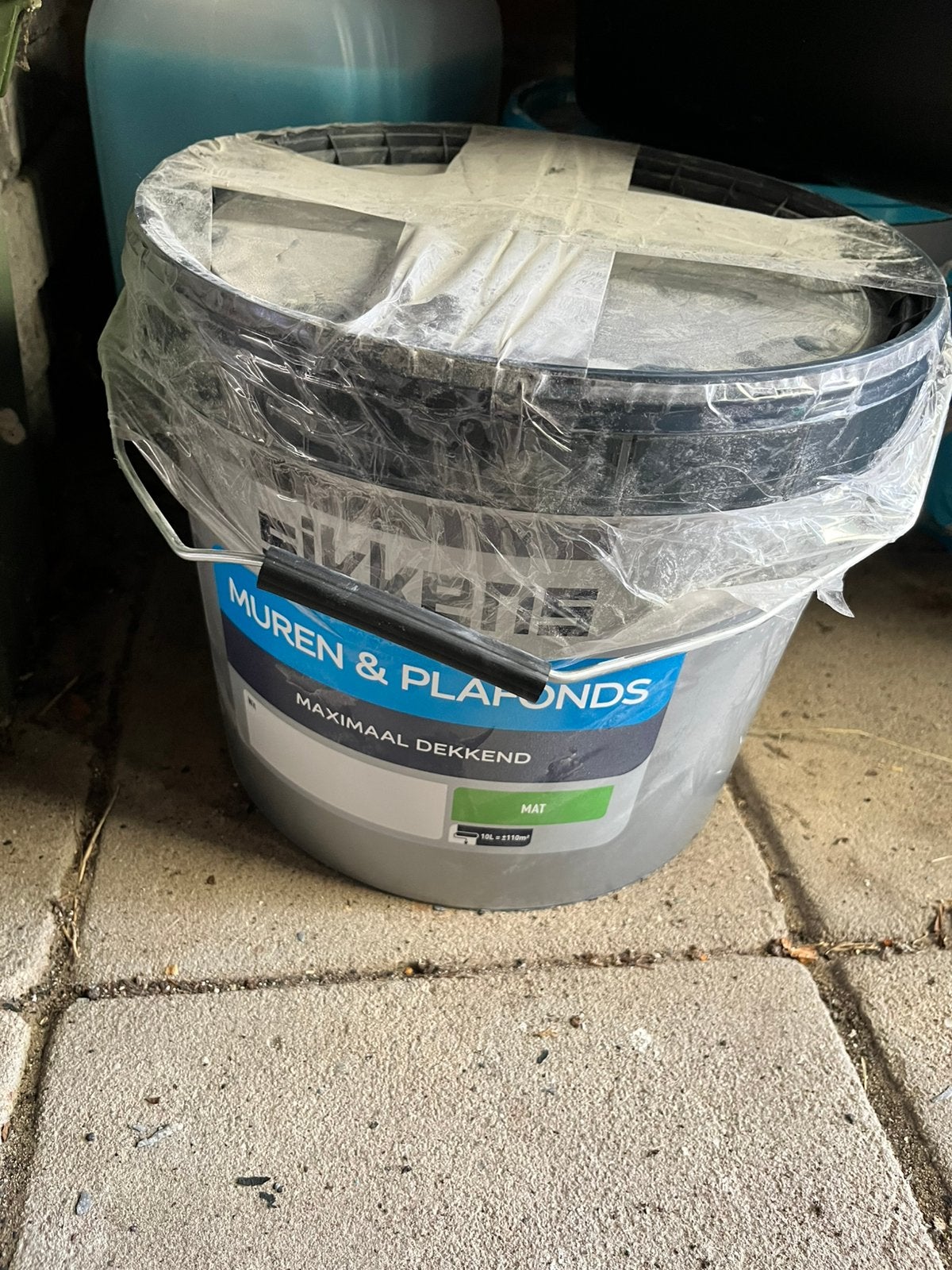 Sikkens muren en plafonds verf mat wit 10L, Ophalen, Nieuw, Wit
