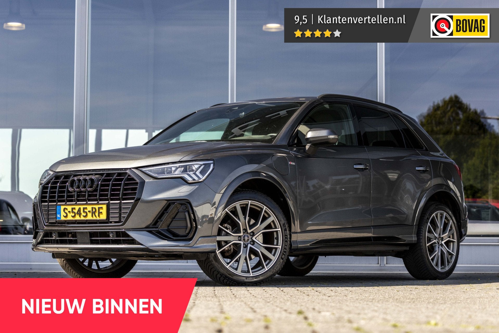Audi Q3 45 TFSI e S edition | Memory | 20" | Carplay, Auto's, Audi, 12 maanden, Gebruikt, Adaptive Cruise Control, Leder en Stof