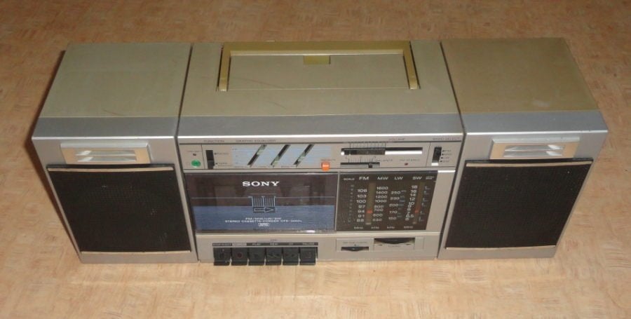Sony CFS-3000L vintage radio-cassette boombox ghettoblaster, Ophalen of Verzenden, Audio en Video