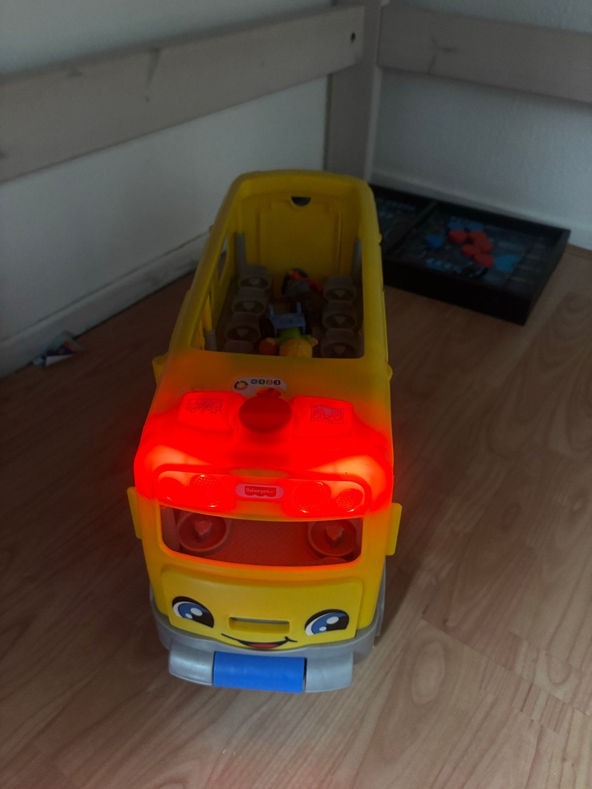 Fisher-Price Little People Gele Schoolbus met Geluid, Ophalen of Verzenden, Zo goed als nieuw