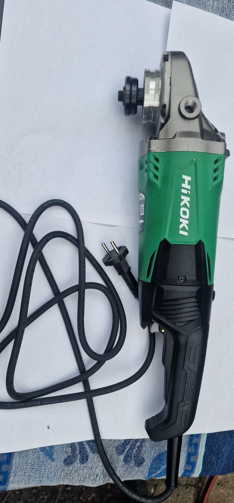 Hikoki G 23SW2 Slijptol nieuw staat, Ophalen of Verzenden, Zo goed als nieuw, 1000 watt of meer, Haakse handslijpmachine