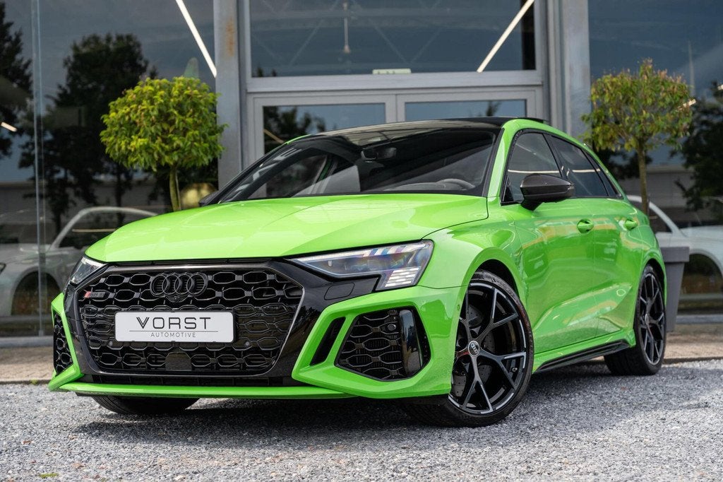 Audi RS 3 2.5 TFSI quattro Pano Hulk B&O Keramisch Leer HUD, Auto's, Audi, Automaat, Gebruikt, Zwart, RS3