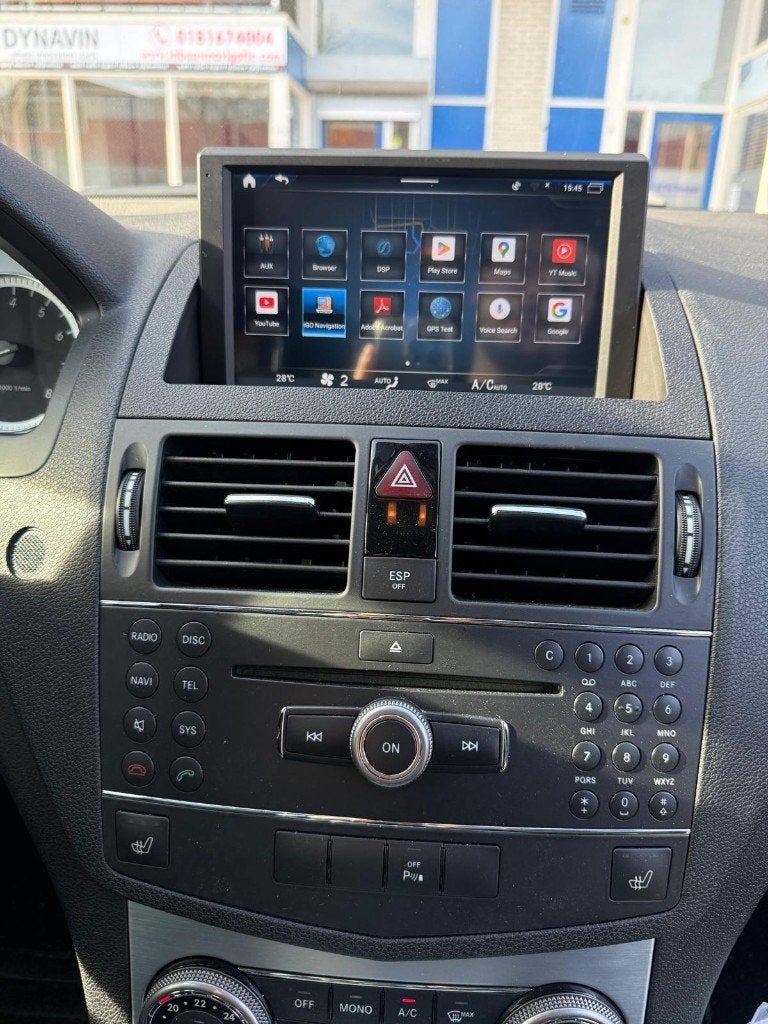 radio navigatie mercedes w204 carplay android 16 Dynavin, Ophalen of Verzenden, Dynavin, Verkoop@inbouwnavigatie.com, Oberonweg 262 3208pg