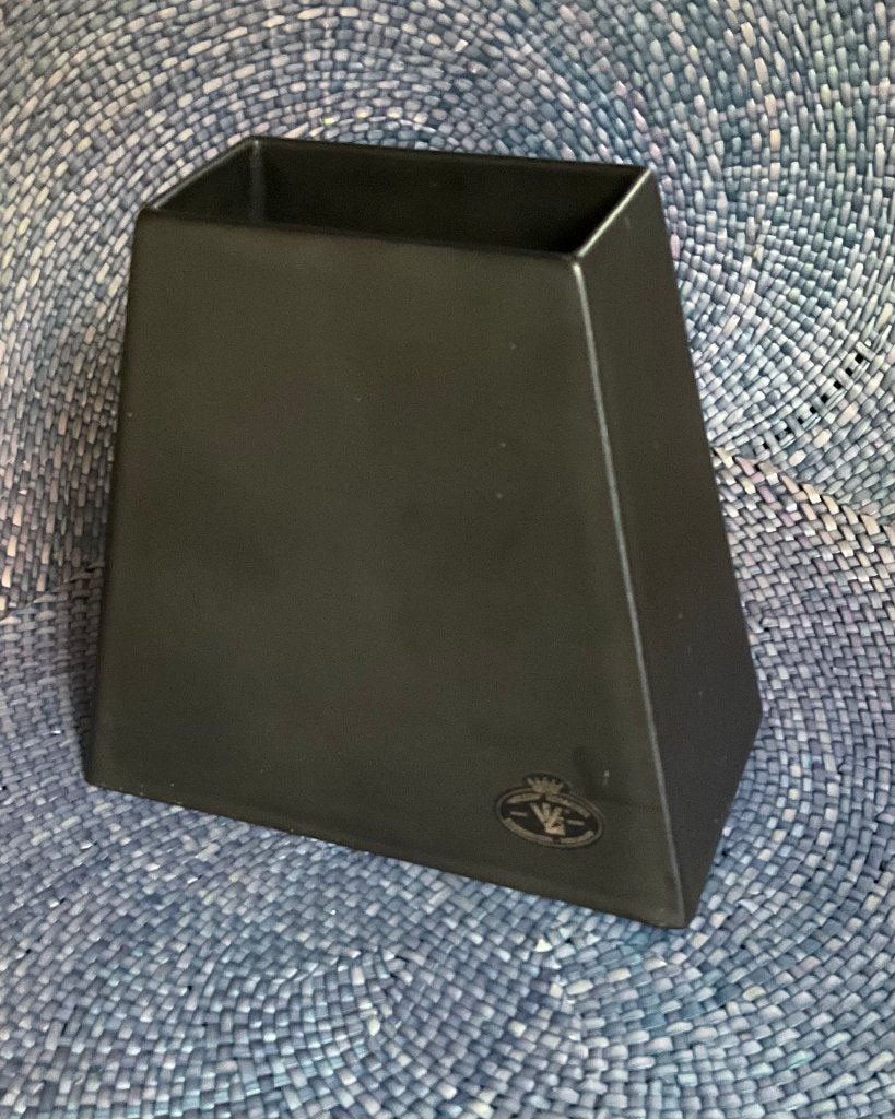 Vaas - VELSEN Keramiek Sassenheim - Zwart, Ophalen, Gebruikt, Overige kleuren, Aardewerk of Porselein