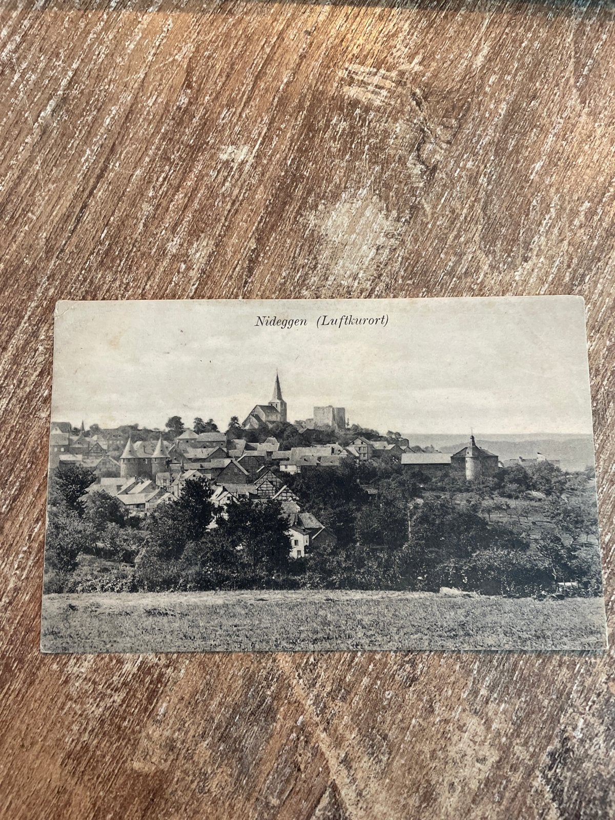 Oude Ansichtkaart Nideggen (Luftkurort) Duitsland 1909, Verzamelen, Ophalen of Verzenden, Voor 1920, Gelopen, Duitsland