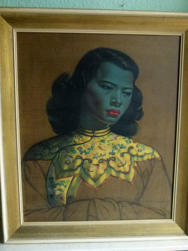 vintage 1ste druk China Girl - Tretchikoff 50er, Ophalen, Huis en Inrichting