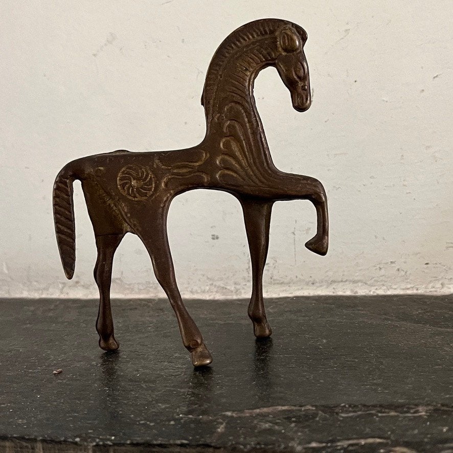 Etruskisch beeldje Paard, Ophalen of Verzenden, Zo goed als nieuw, Dier