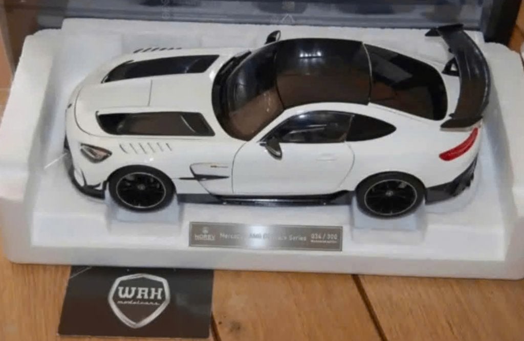 1:18 MERCEDES AMG GT BLACK SERIES white 183901 Norev WRH, Verzenden, Zo goed als nieuw, Auto, Norev