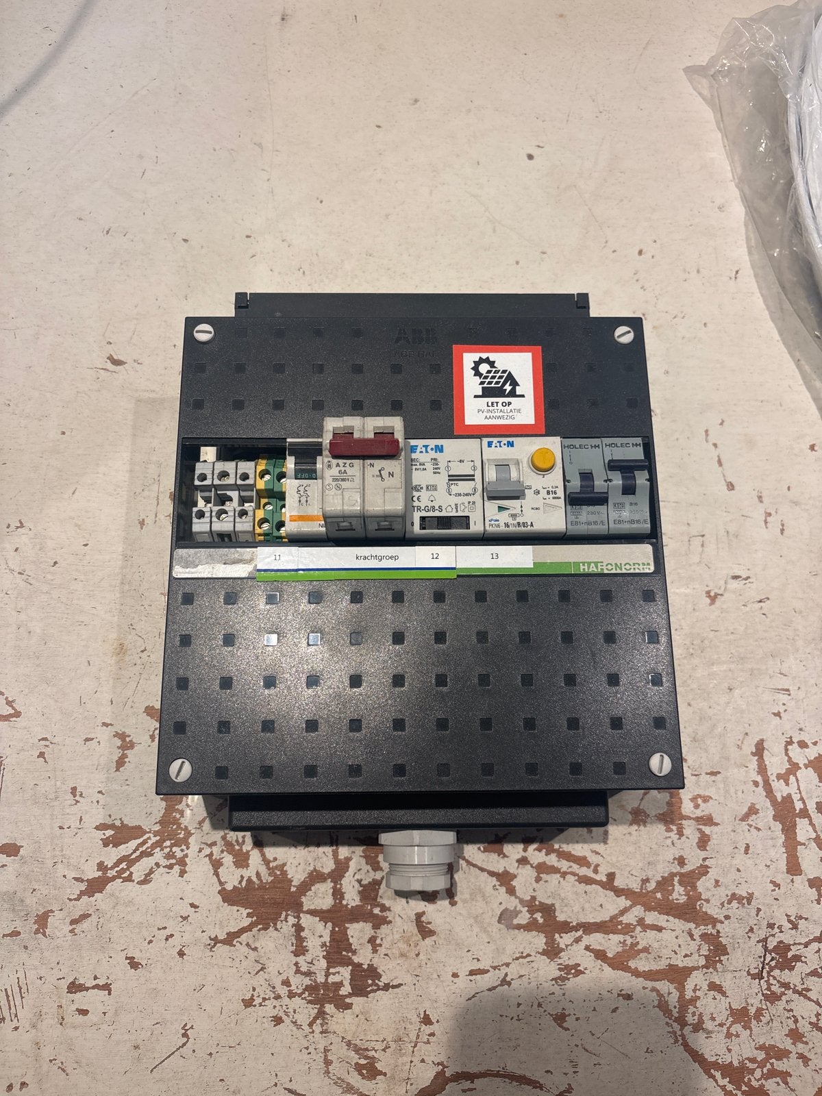 Abb kast met eaton, Ophalen of Verzenden, Gebruikt, Eaton, Groepenkast