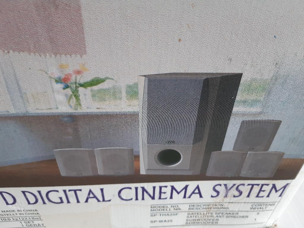 JVC TH-A25 digital cinema system + Cinema system SP-THA25, Ophalen, Gebruikt, JVC, 5.1-systeem