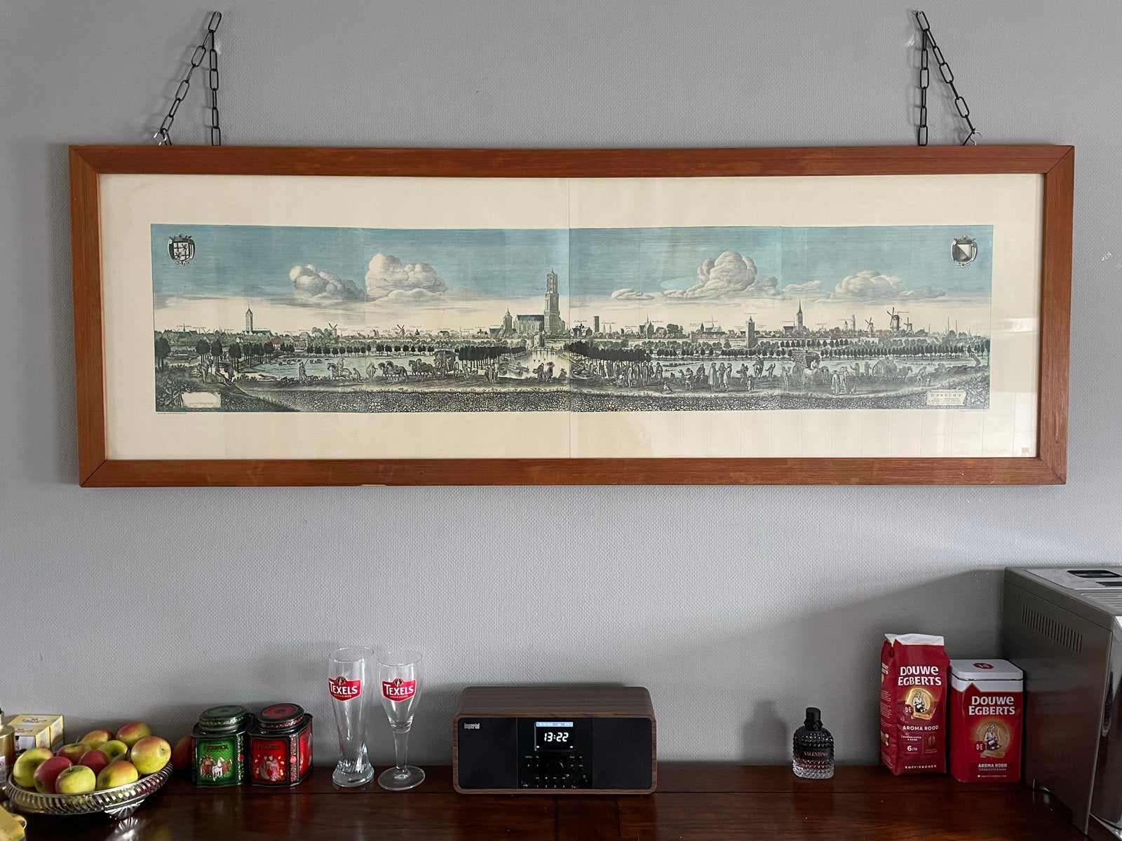 Historische prent: Afbeelding van de Stad Utrecht 1669, Antiek en Kunst, Kunst | Schilderijen | Klassiek, Ophalen of Verzenden
