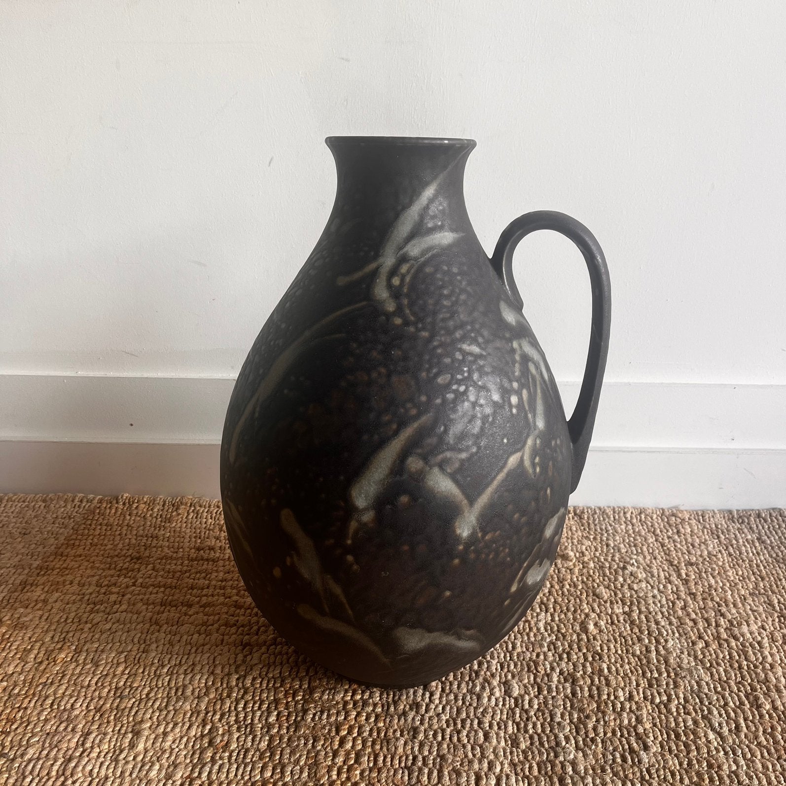 XXL Ruscha vaas West Germany vintage, Antiek en Kunst, Ophalen of Verzenden