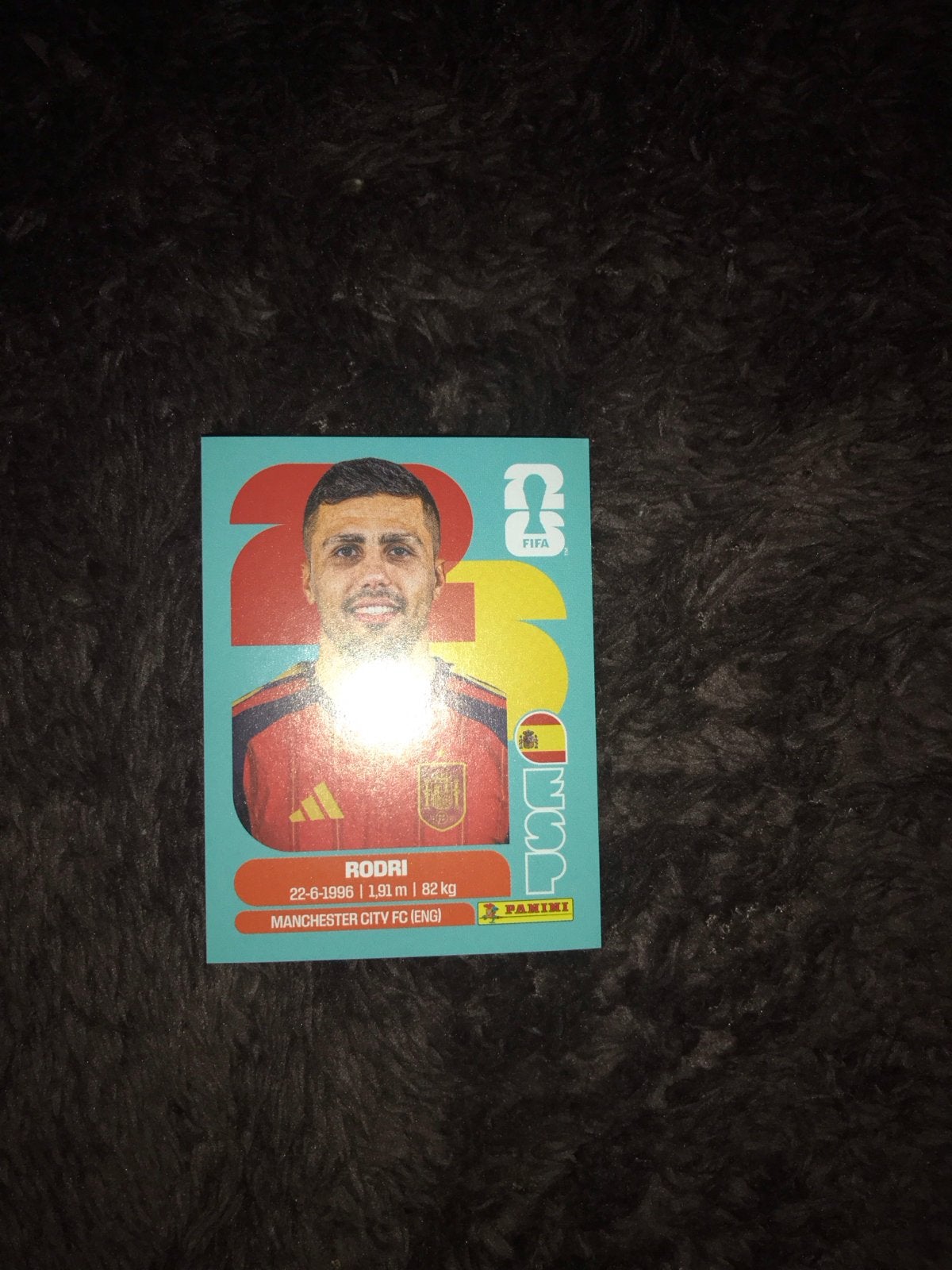 Panini FIFA 2023 Rodri Spelerskaart Manchester City, Ophalen of Verzenden, Zo goed als nieuw, Buitenlandse clubs, Spelerskaart