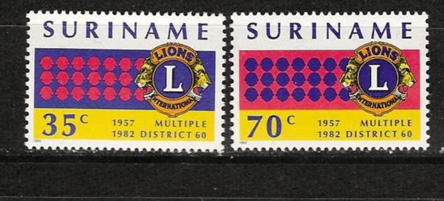 Suriname 296-297 postfris, Ophalen of Verzenden, Postfris