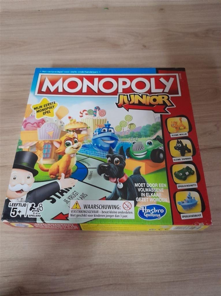 monopoly junior met hondje en katje - s5027