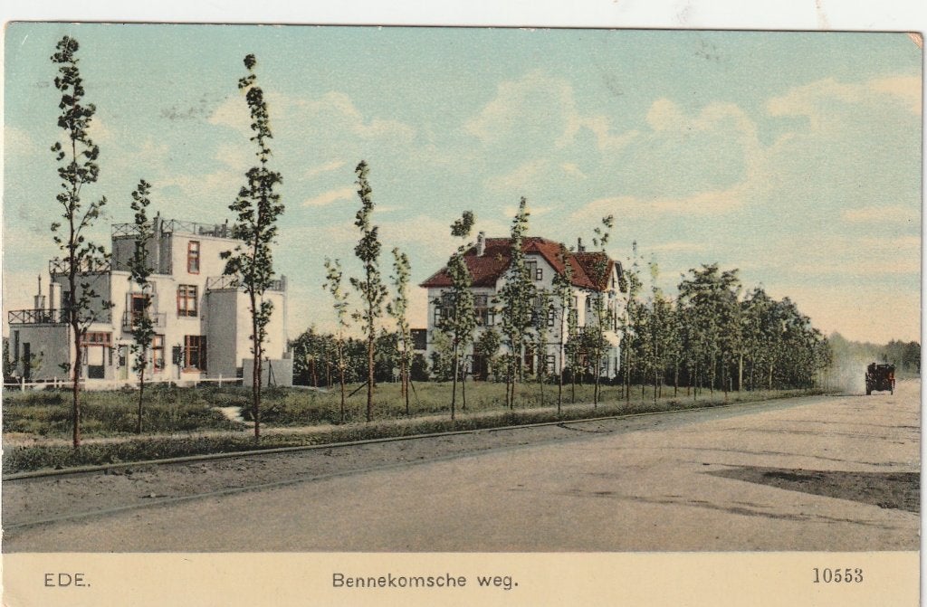 Ede (Gld) - Bennekomsche weg., Verzamelen, Ophalen of Verzenden, 1920 tot 1940, Ongelopen, Gelderland