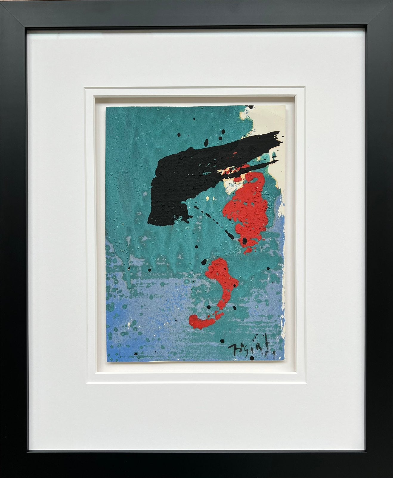 Bram Bogart, originele gouache uit 1959, Antiek en Kunst, Ophalen of Verzenden