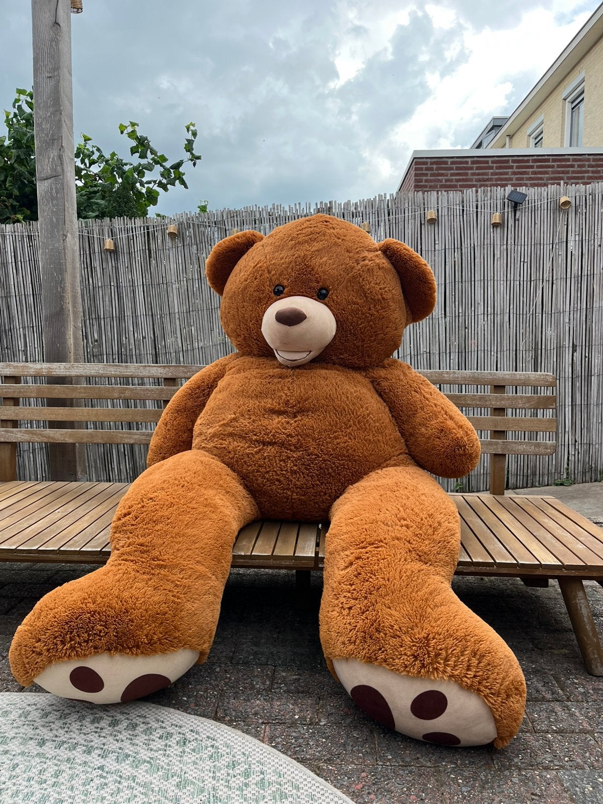 XXL bruine teddybeer 165 cm, Ophalen, Overige merken, Overige karakters, Beer