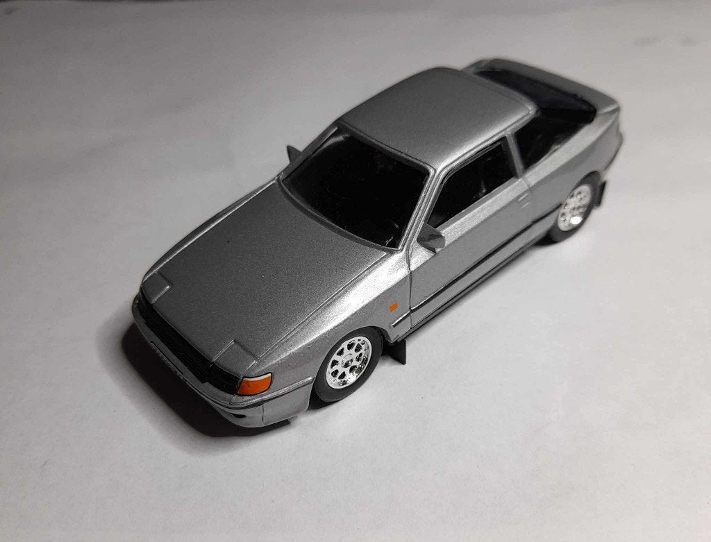 toyota celica T16 zilver 1;43, Ophalen of Verzenden, Zo goed als nieuw, Auto, Overige merken