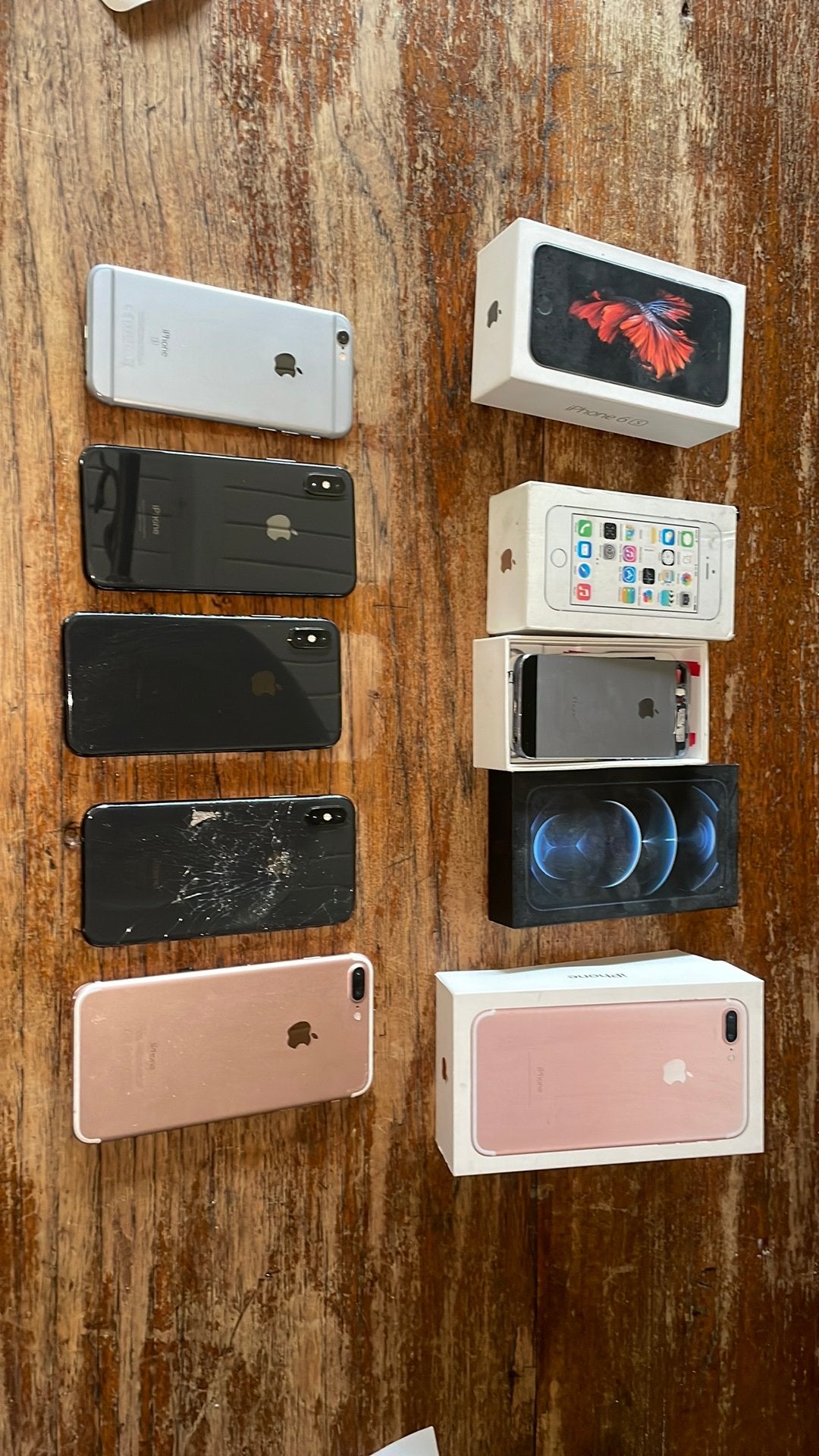 iphone x 5 6s 12 pro, Telecommunicatie, Mobiele telefoons | Apple iPhone, Ophalen, Gebruikt
