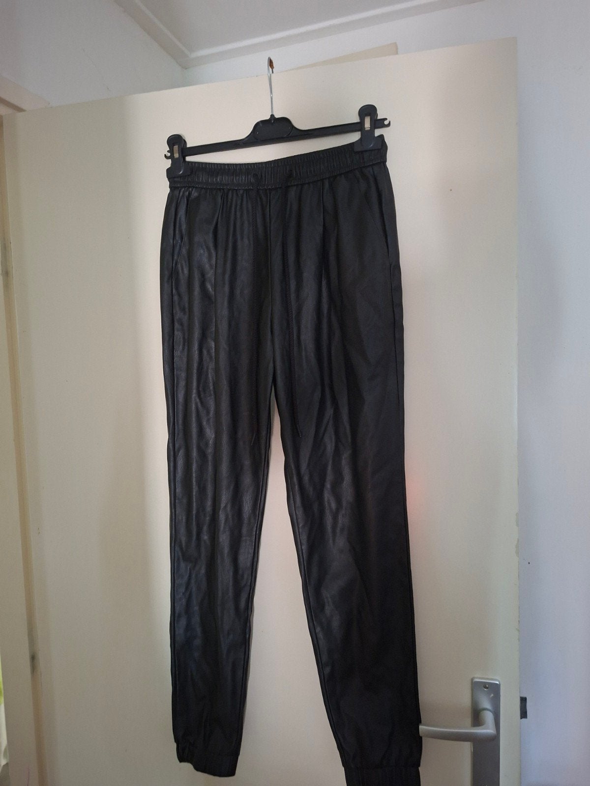 Leren Dames broek, Ophalen of Verzenden, Nieuw, Zwart, Lang