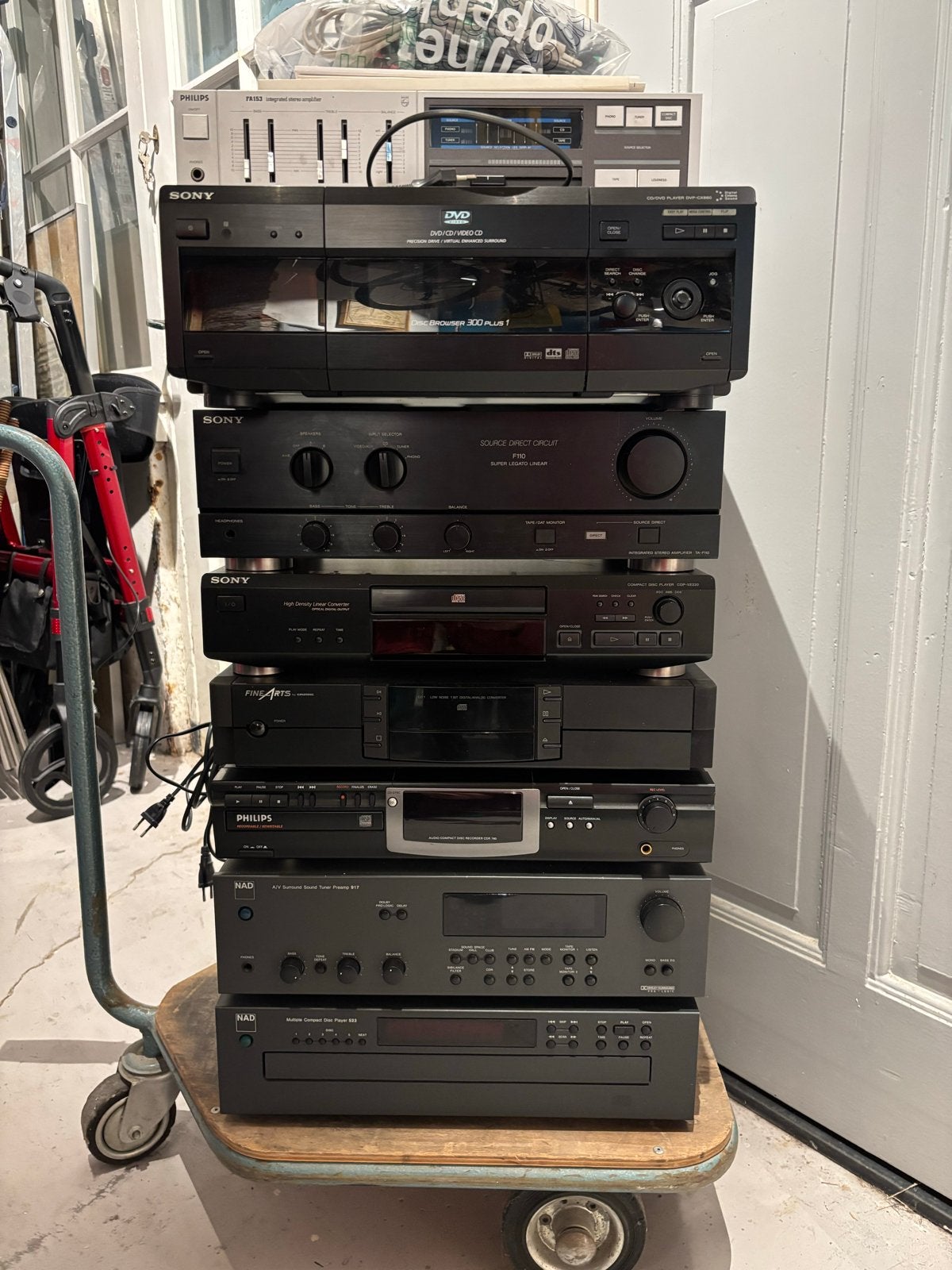 Diverse audioapparatuur: Sony, NAD, Philips, FineArts, Ophalen, Zo goed als nieuw, Losse componenten
