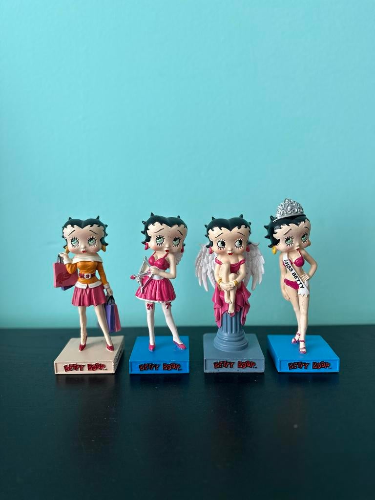BETTY BOOP - Beeldjes | Set | Engel | Miss | Shopping, Ophalen of Verzenden, Zo goed als nieuw, Mens