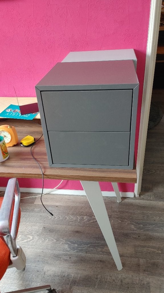 eket ladenkastje ikea donkergrijs, Ophalen, Minder dan 50 cm, Zo goed als nieuw, Minder dan 100 cm