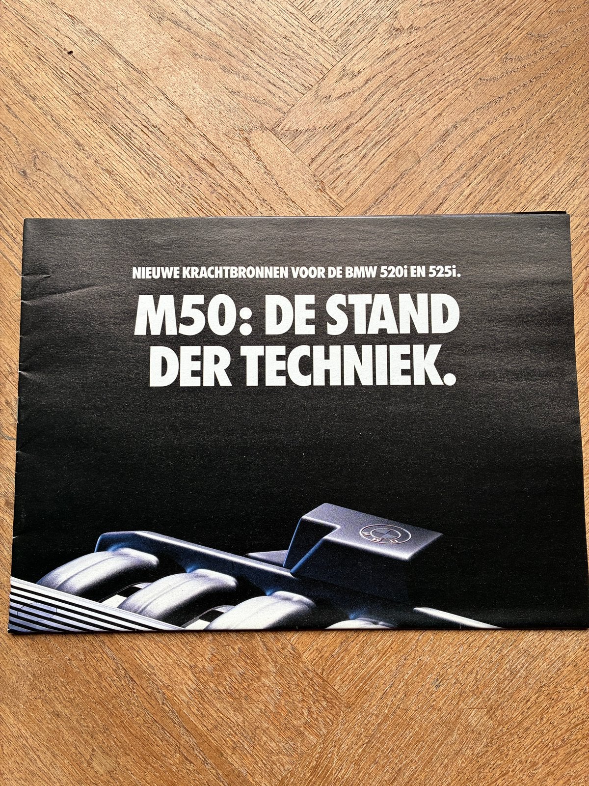 BMW M50 E34 brochure 1/90, Boeken, Verzenden, Zo goed als nieuw, BMW