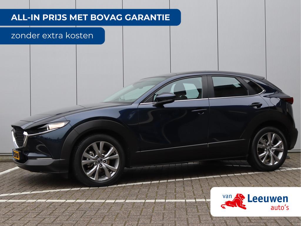 Mazda CX-30 2.0 e-SkyActiv-X M Hybrid | Leder | Camera | Hea, Auto's, Mazda, Gebruikt, 4 cilinders, Blauw, Handgeschakeld