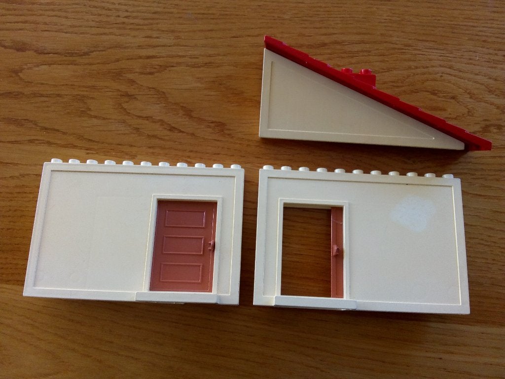 Onderdelen duplo huis (beschadigd), Ophalen of Verzenden, Gebruikt, Losse stenen, Duplo