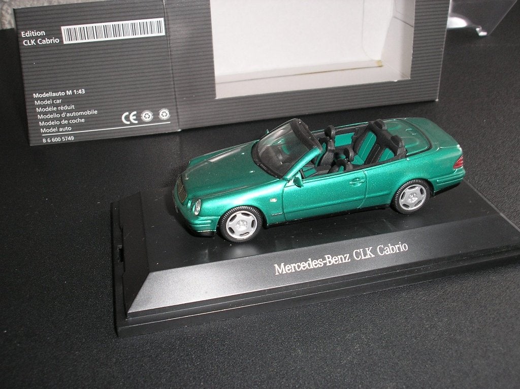 Mercedes-Benz CLK Cabriolet, C 208, Schuco, dealer-item, '01, Ophalen of Verzenden, Nieuw, Auto, Schuco